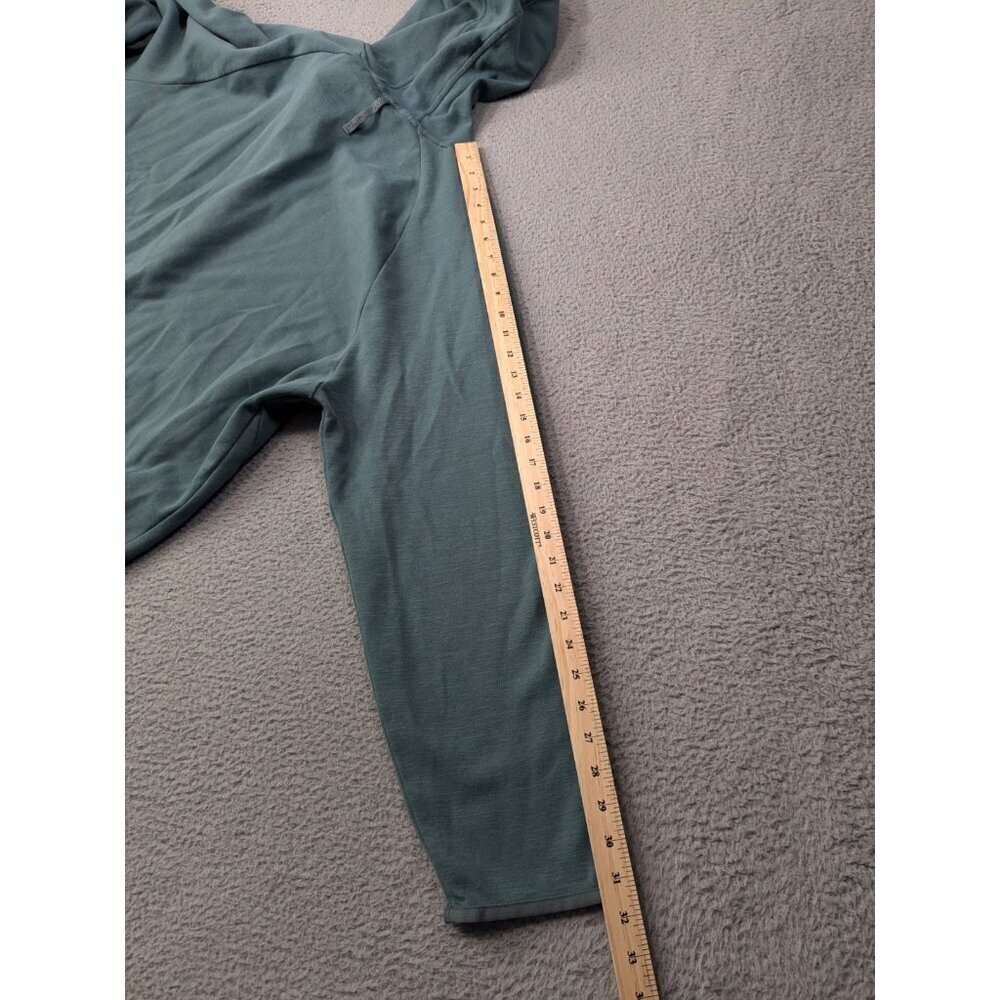 LL Bean Hoodie Mens XXL Slightly Fitted Green 2XL Hooded Pullover Stretch - Picture 7 of 13